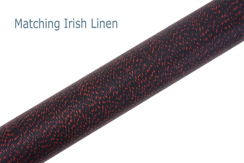 AB Earth 58 inch Hand-Painted Series 2-Piece Billaird Pool Cue Stick with Irish Linen Wrap (Red, 20oz) - Image 4